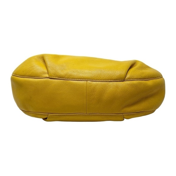 Michael Kors Mustard Yellow Large Gathered Tote Handbag Hobo Shoulder bag - Picture 10 of 10